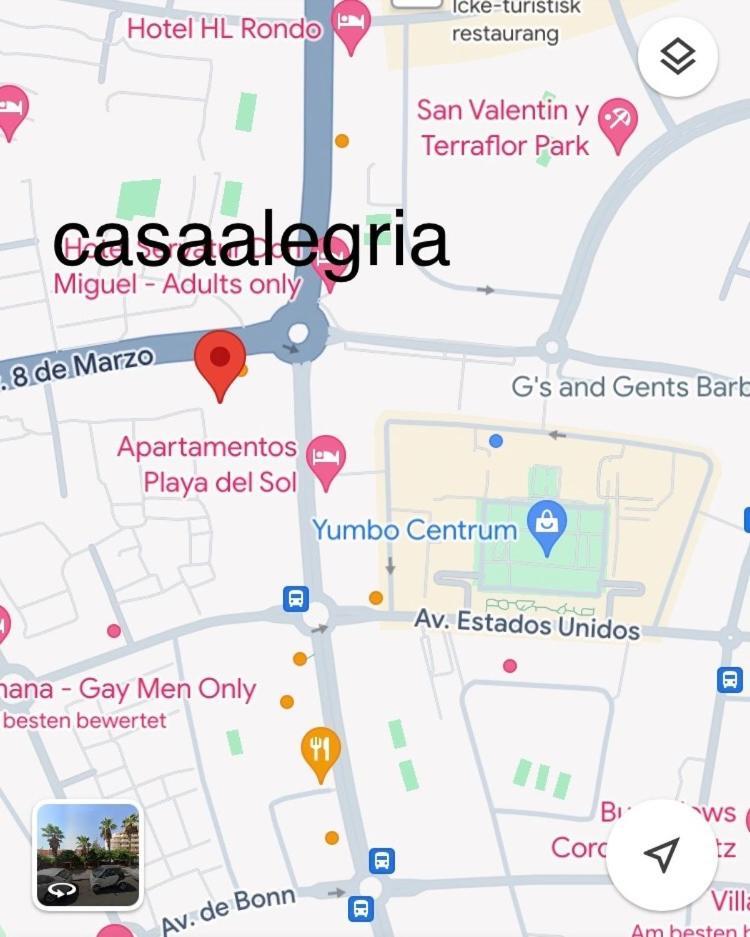 Bungalow Casa Alegria Yumbo マスパロマス エクステリア 写真